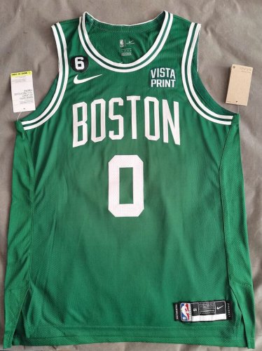 0 Tatum Celtics jersey green player version